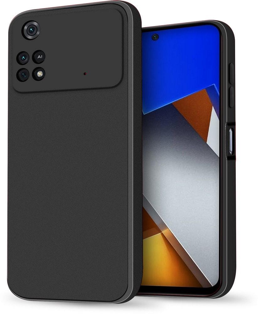 Силиконовый чехол HardCorner Xiaomi Poco M4 Pro 4G (с микрофиброй) Black (35429-2B) Силиконовый чехол HardCorner Xiaomi Poco M4 Pro 4G (с микрофиброй) Black (35429-2B)