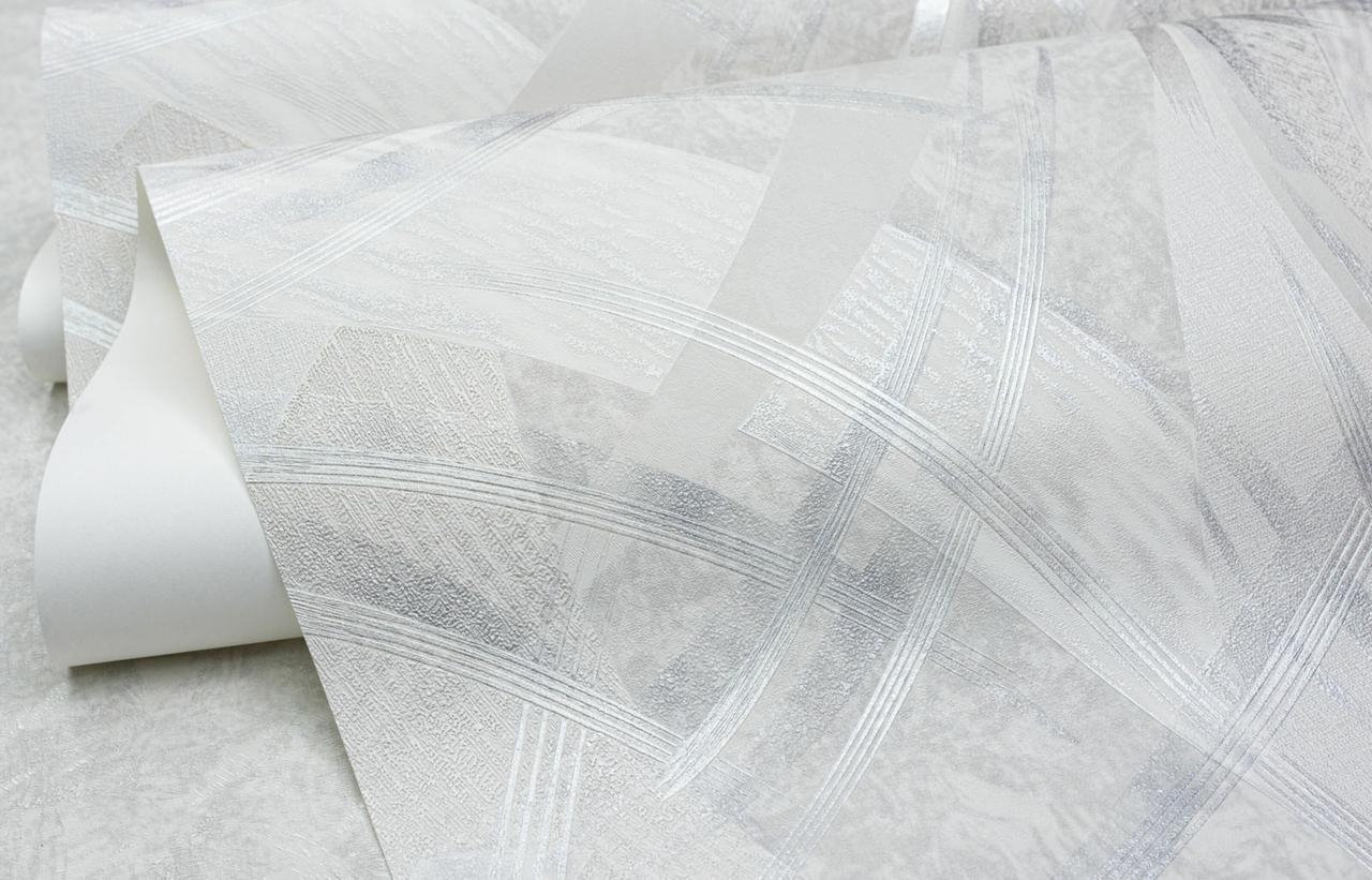 Обои флизелиновые SINTRA Aria 420645 декор винил горячего тиснения 1,06х10,05 м Серый