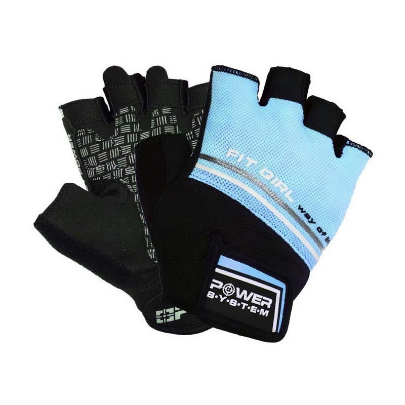 Перчатки для тренировок женские Power System Fit Girl Evo Gloves 2920TU XS Turquoise (22073-01) - фото 1