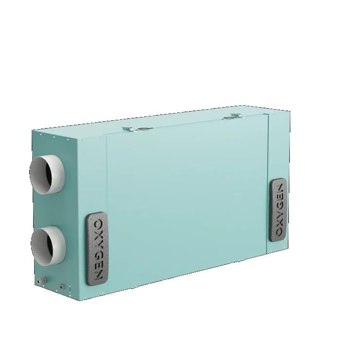Вентиляционная установка с рекуперацией тепла OXYGEN Easy C250 потолочный монтаж 120 м2 250 м3/ч (be90b0e2)