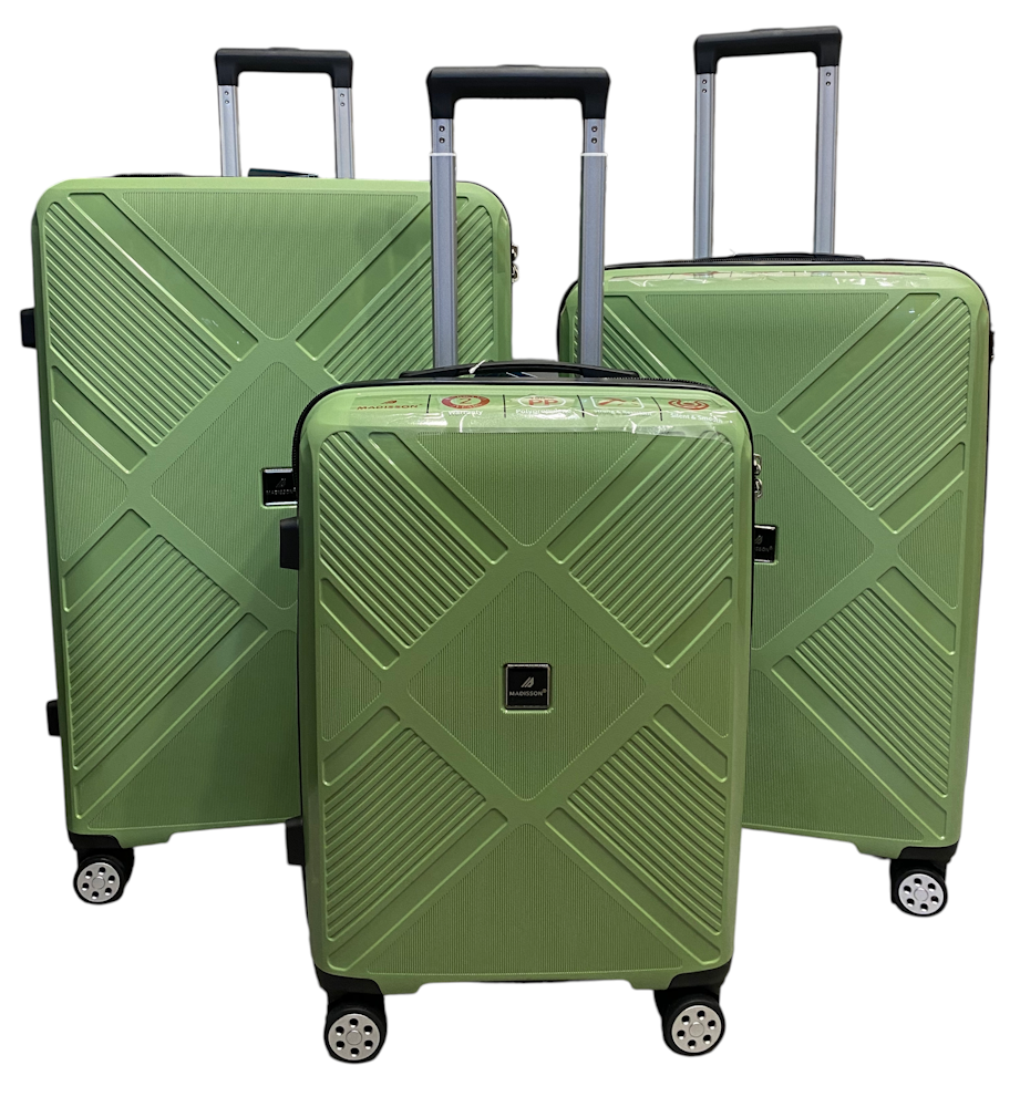 Комплект чемоданов Madisson Snowball 53103 Зеленый (67f1b62280589f9a539806e0fae84b6c)