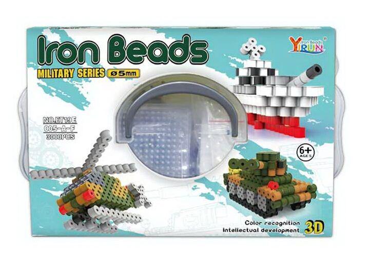 Термомозаїка Yirun Військова техніка 3000 штук/6 3D фігурок (ET 19 E)