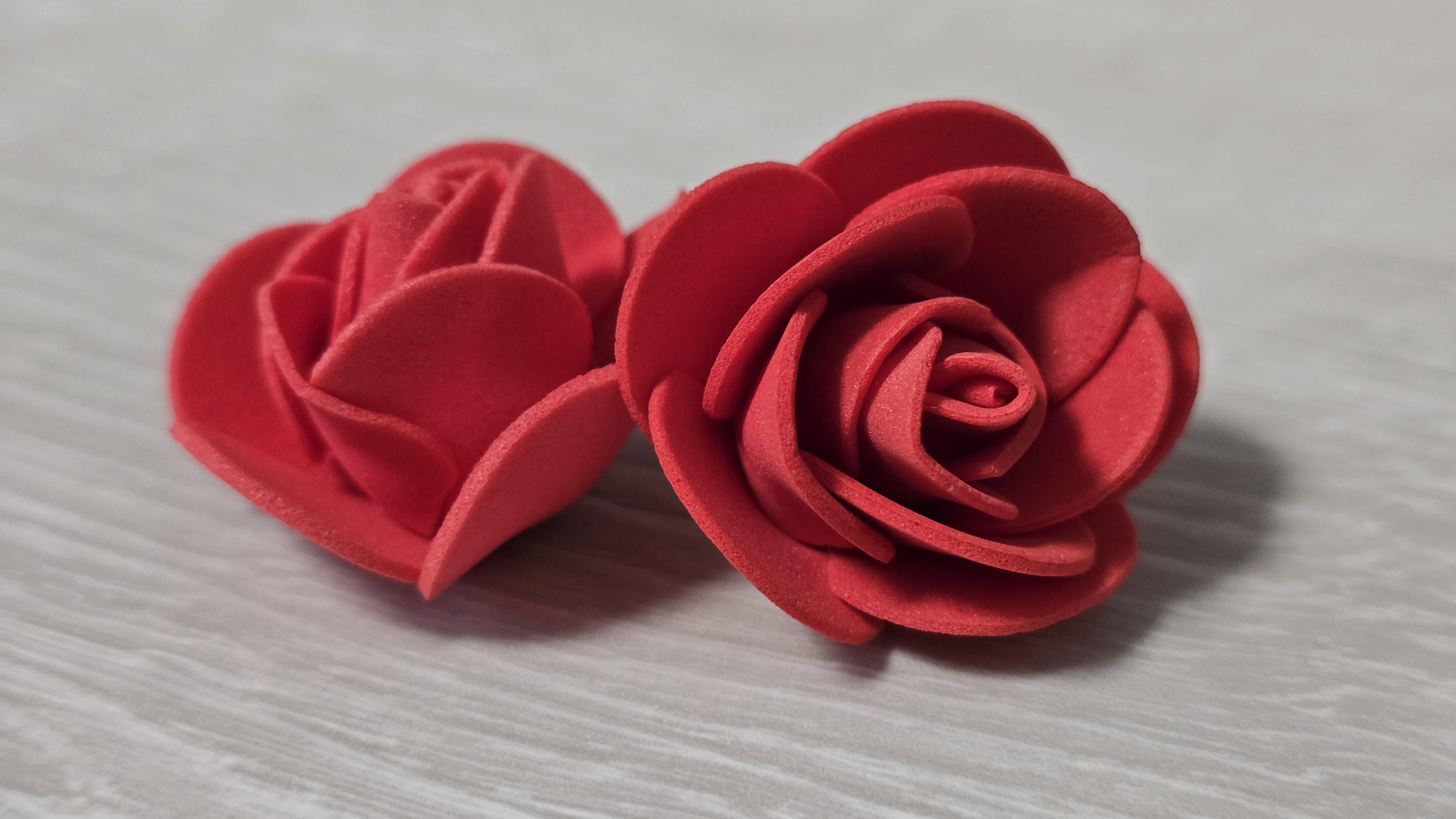 Искусственные розы из фоамирана красные 500 шт. (TT-0007)