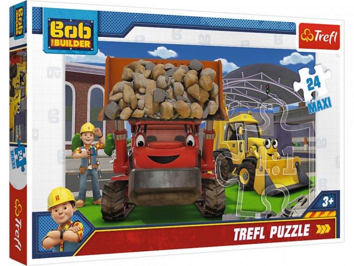 Пазли Trefl Maxi Будівельник Боб з картону на 24 ел. Різнокольоровий (150-98-14246)