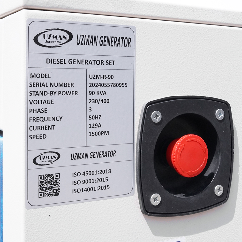 Генератор дизельный Uzman Ricardo 90 KVA 3 фазы 230/400V (25981465) - фото 3 Генератор дизельный Uzman Ricardo 90 KVA 3 фазы 230/400V (25981465) - фото 3