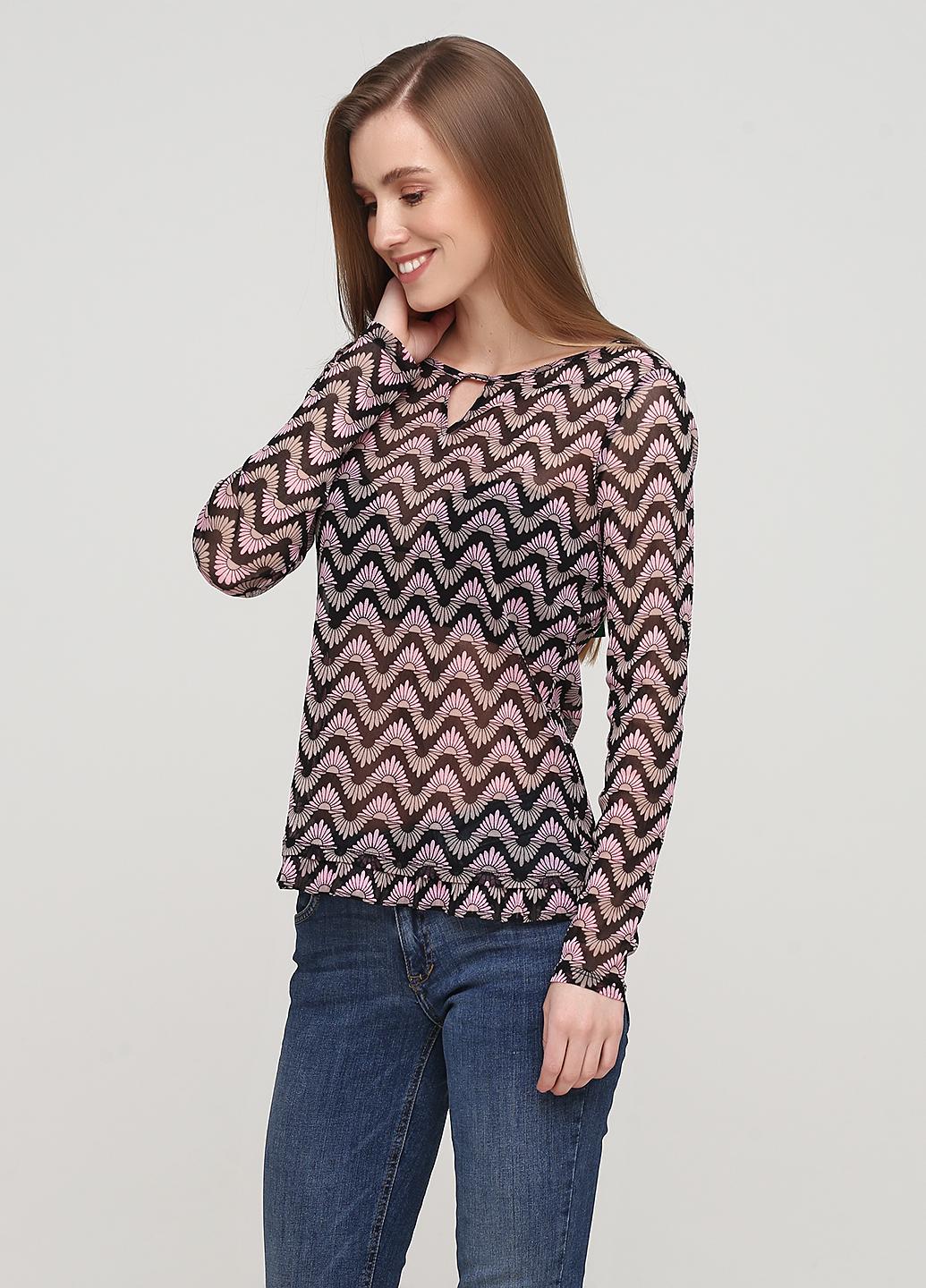 Блузка Comma By S.Oliver р. 36 Черный (2000000901282)