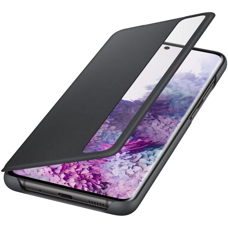 Чохол-книжка S-View Flip Cover EF-ZG985CBEGRU для Samsung Galaxy S20 Plus 5G Чорний - фото 4