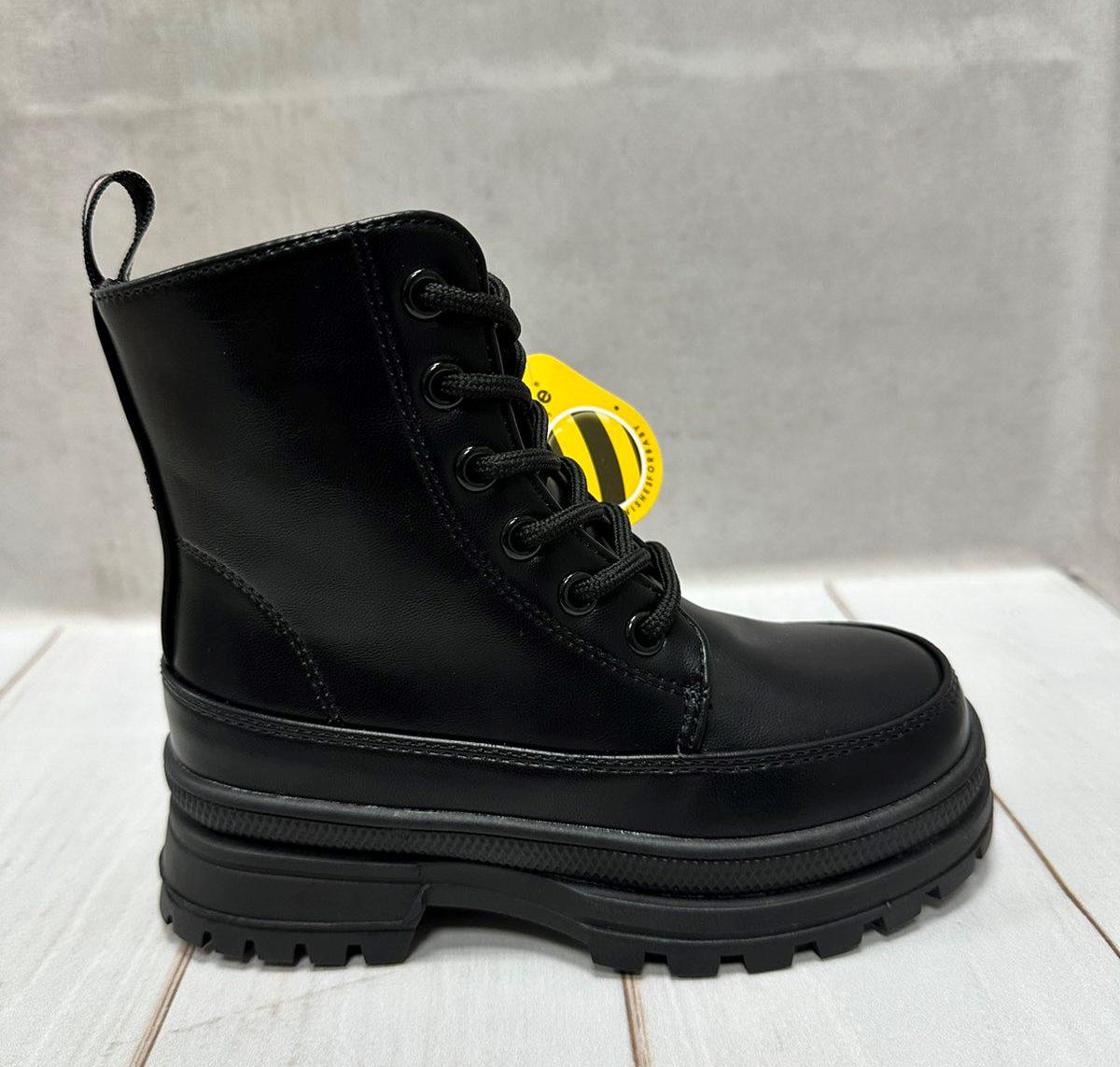 Ботинки детские Clibee зимние р. 30 19 см Черный