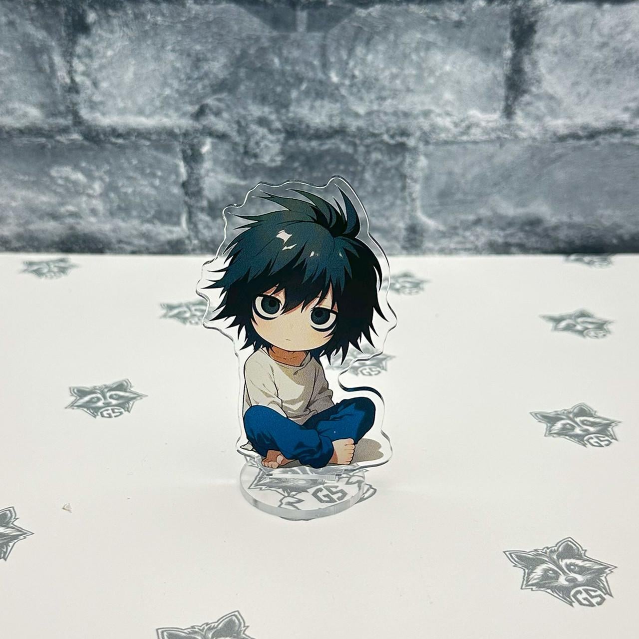Фигурка коллекционная акриловая Chibi Аниме Тетрадь смерти L 10 см (2333402294)