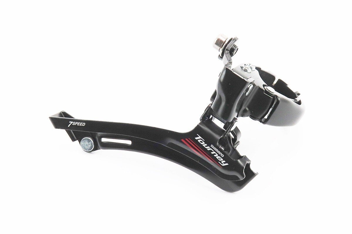 Перекидка цепи передняя Shimano с нижней тягой для велосипеда под звезду 50T крепление 31,8/34,9 мм (10005497)