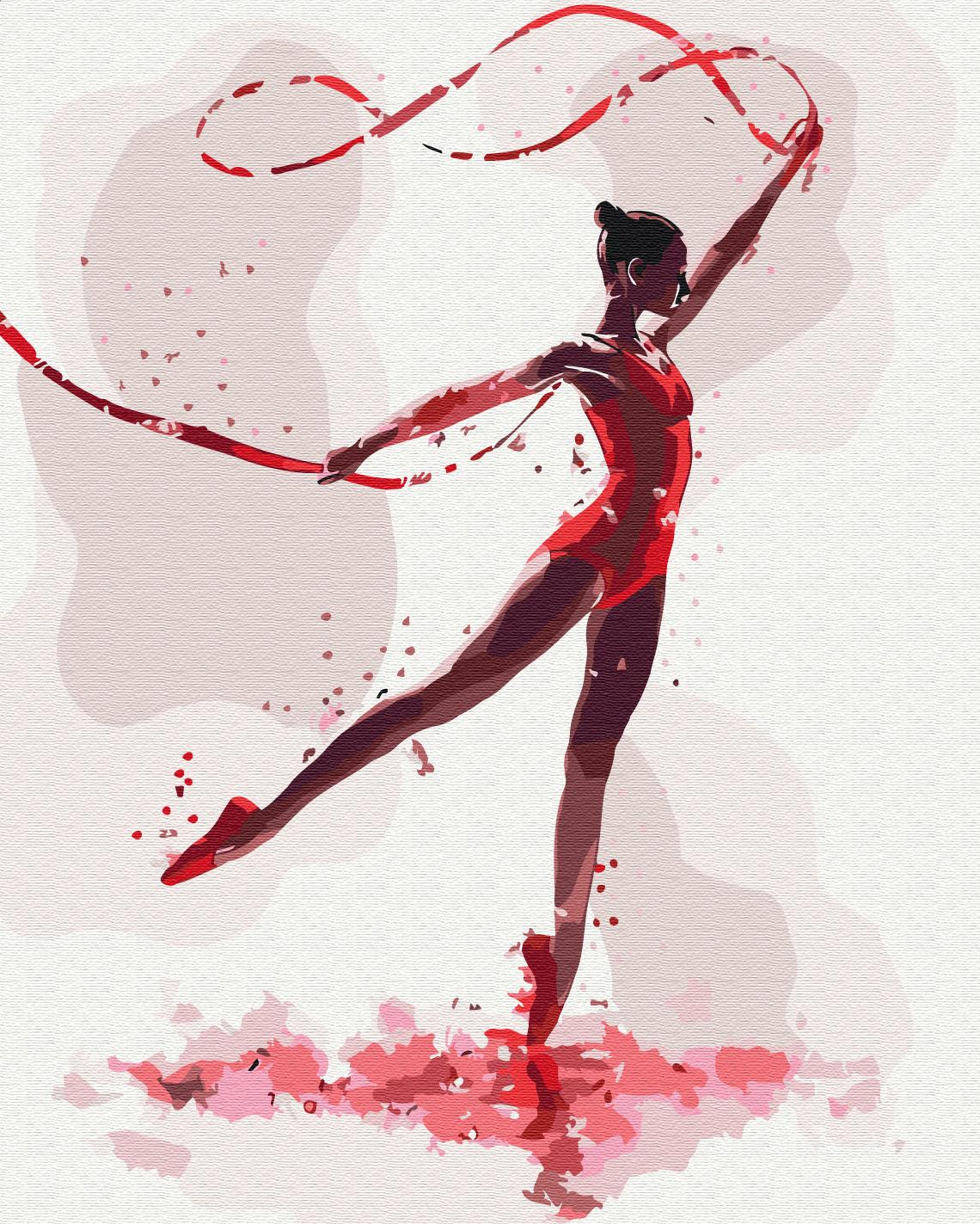 Картина по номерам Brushme Волшебная гимнастка 40x50 см (BS54109)