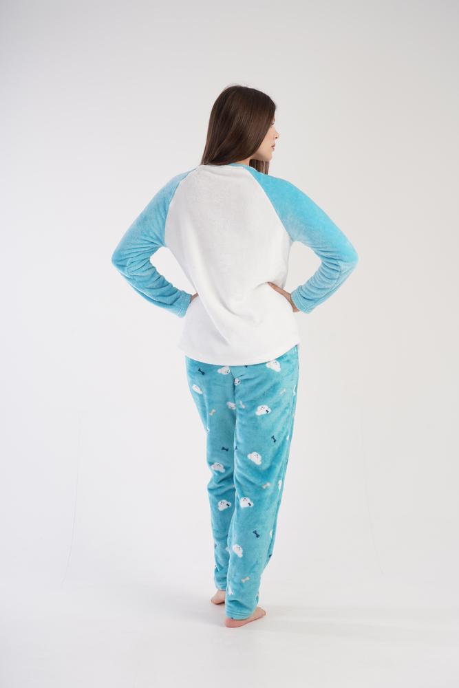 Пижама Vienetta 303090x03 женские S Бело-синий (190575-1) - фото 2 Пижама Vienetta 303090x03 женские S Бело-синий (190575-1) - фото 2