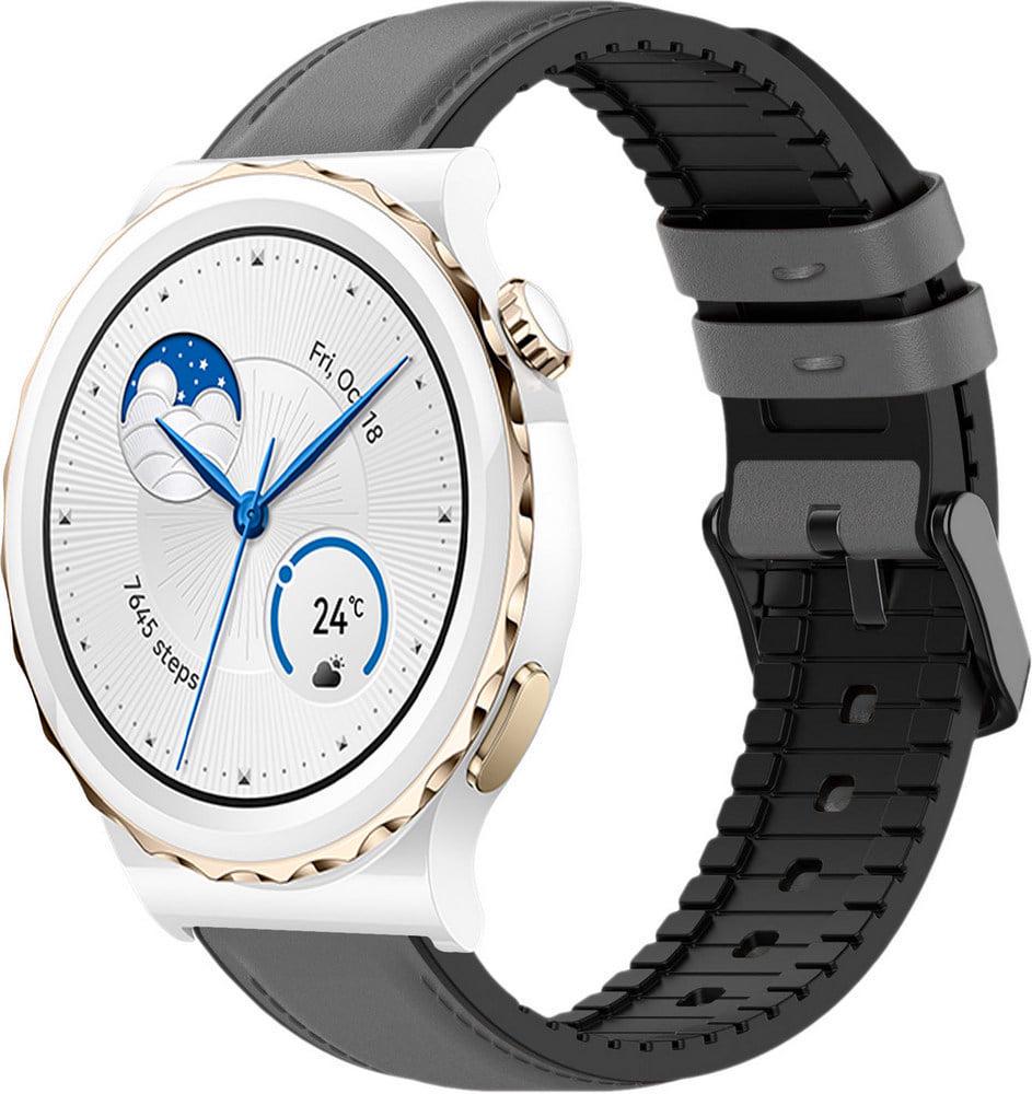Кожаный ремешок Tamyx для Huawei Watch GT3 Pro 43mm Grey (37982-33) Кожаный ремешок Tamyx для Huawei Watch GT3 Pro 43mm Grey (37982-33)