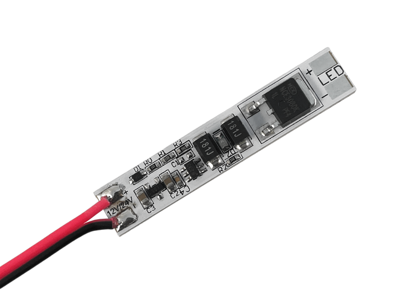 Сенсорный выключатель для профиля GTV AE-WLPR-60P2 12-24V 60W с проводами 2 м (7153)