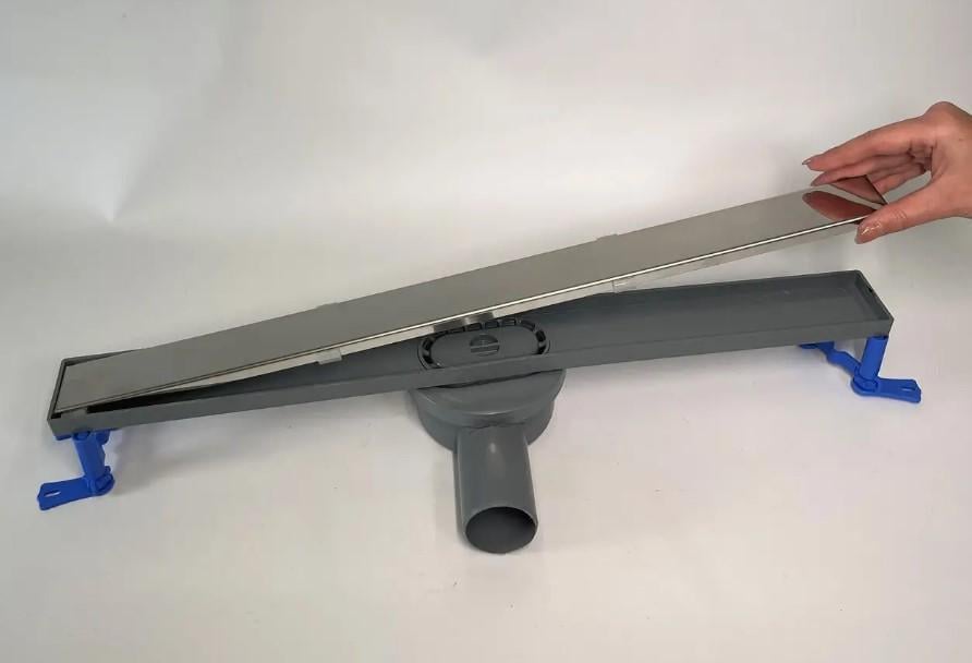 Трап зливний для душу MAXIFLOW Pera Line з решіткою/під плитку 60 см (3154.0Y050K.060.1) - фото 5