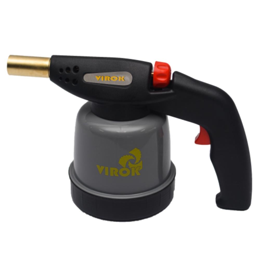 Лампа паяльна газова з п'єзозапалом 360º Virok під балон 190 г (00000010767)