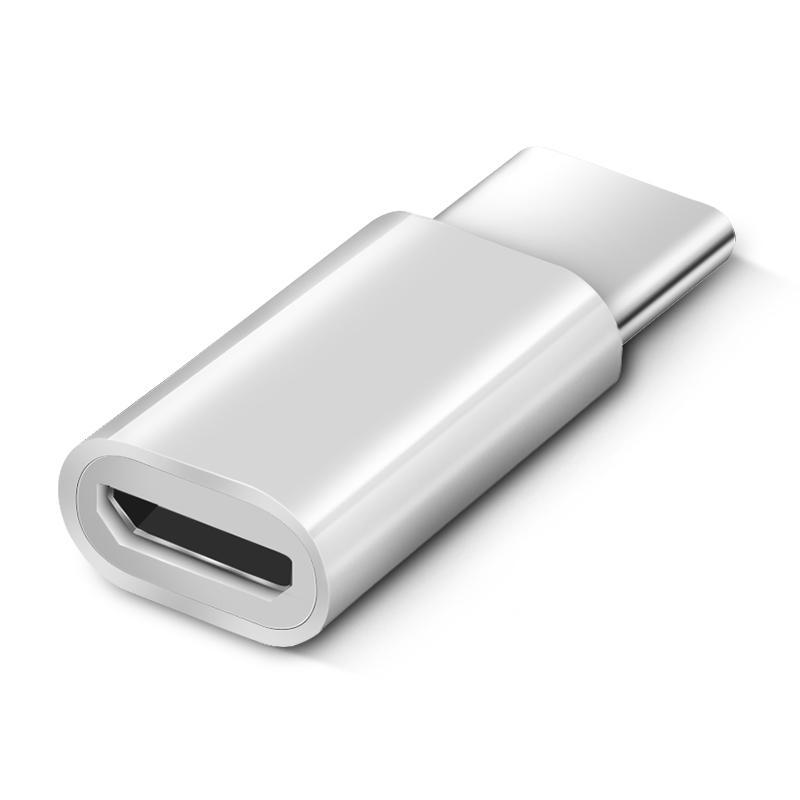 Переходник с Mini USB Micro к Type C Белый (758288)