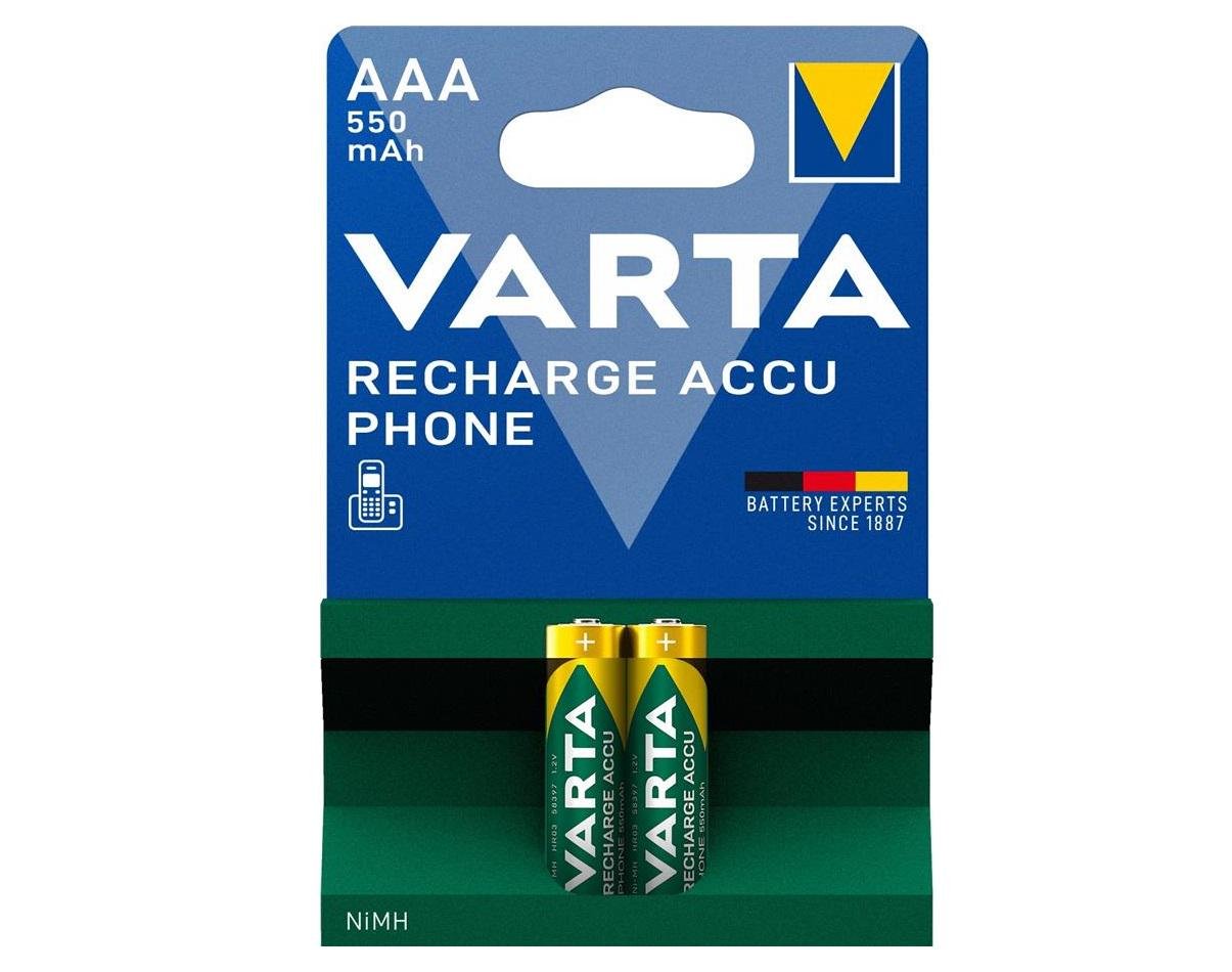 Аккумулятор Varta Phone NiMh AAA 2 шт. (58397101402)