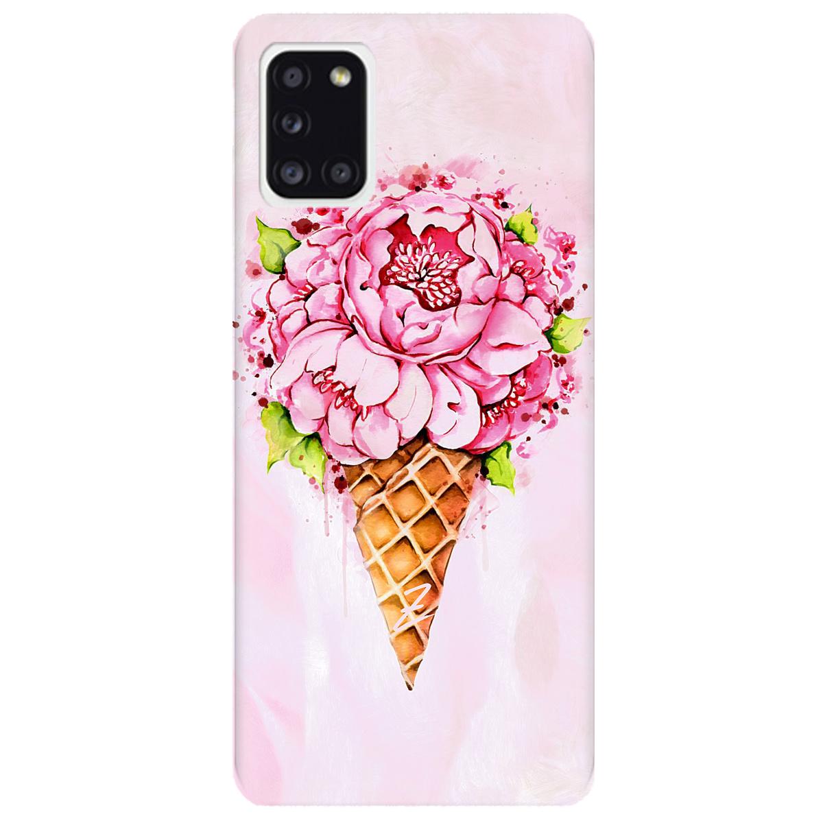 Силиконовый чехол Zorrov для Samsung Galaxy A31 - Ice cream (14110040134088817)