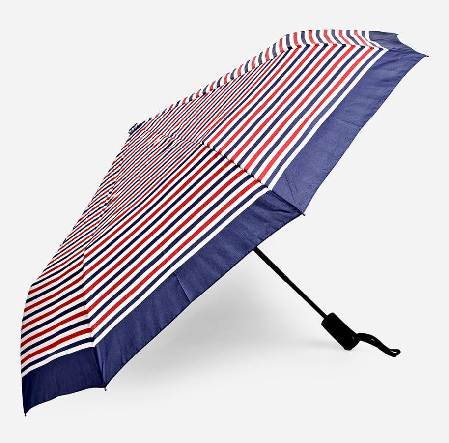 Зонтик складной полуавтомат Stripes 8 спиц купол 110 см Navy (30251) Зонтик складной полуавтомат Stripes 8 спиц купол 110 см Navy (30251)
