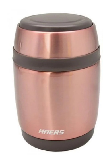 Термос пищевой Haers MT-3906PG Barrel D217 380 мл Бронзовый (1580100045)