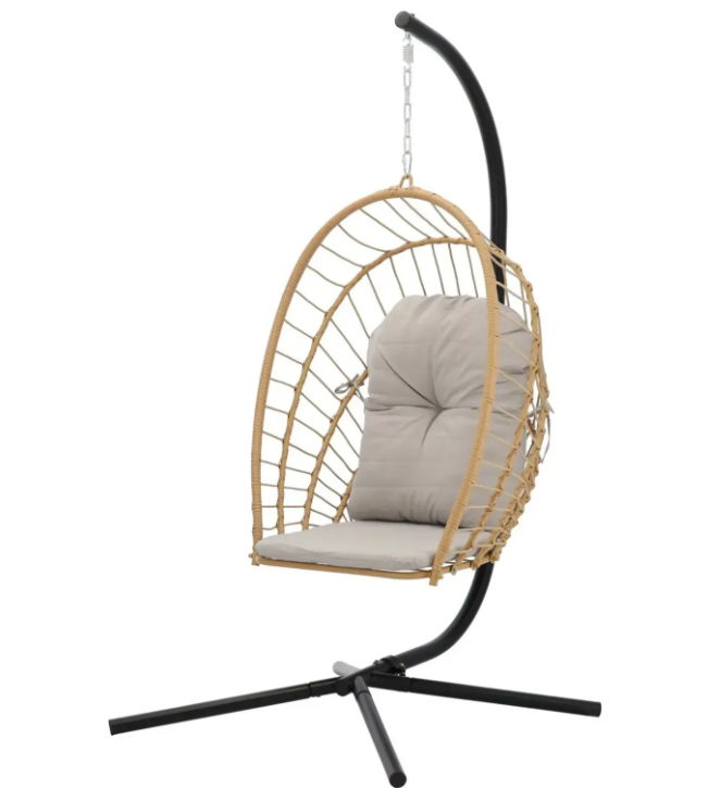 Кресло подвесное Garden Line кокон до 140 кг Коричневый (FAT0916)