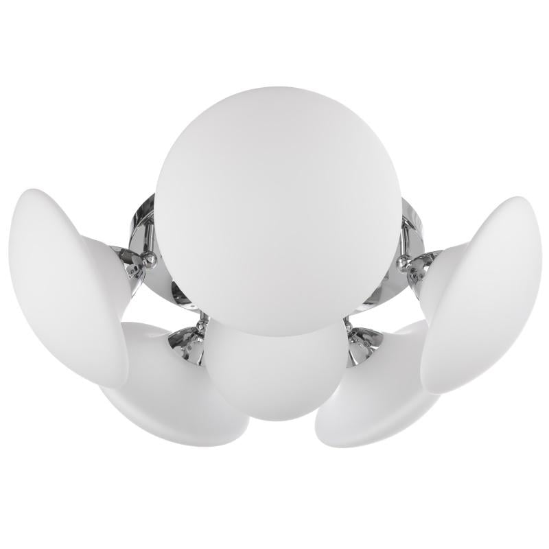 Люстра прованс молекула Brille BL-302с/6 E27 WH