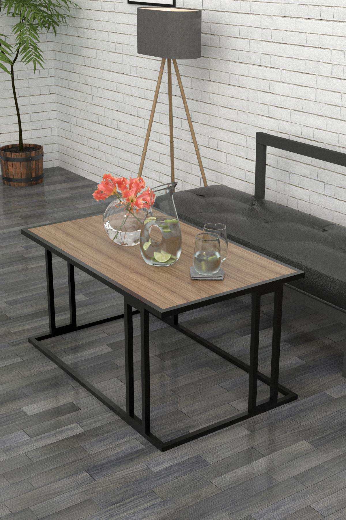 Стол журнальный EcoLoft Roma DSP-1077 в стиле лофт Монтеверде (27388150)