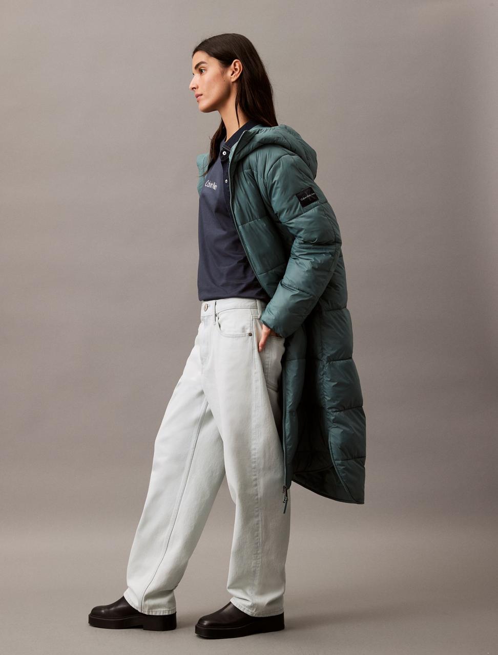 Куртка-пальто жіноча зимова довга Calvin Klein S Зелений (2454152287) - фото 3 Куртка-пальто жіноча зимова довга Calvin Klein S Зелений (2454152287) - фото 3