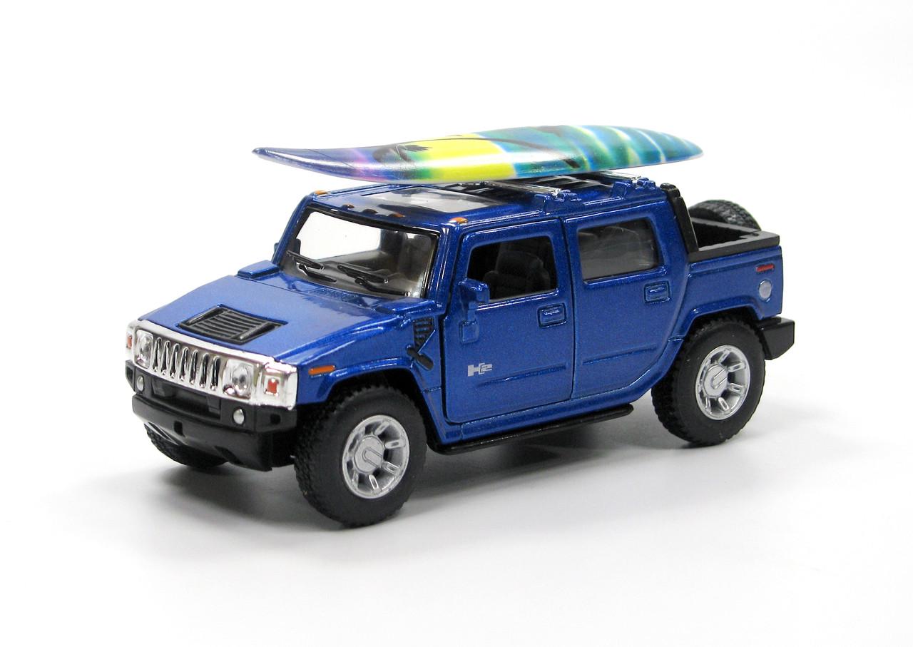 Машина металлическая Hummer H2 SUT with surfboard (KT5097S)