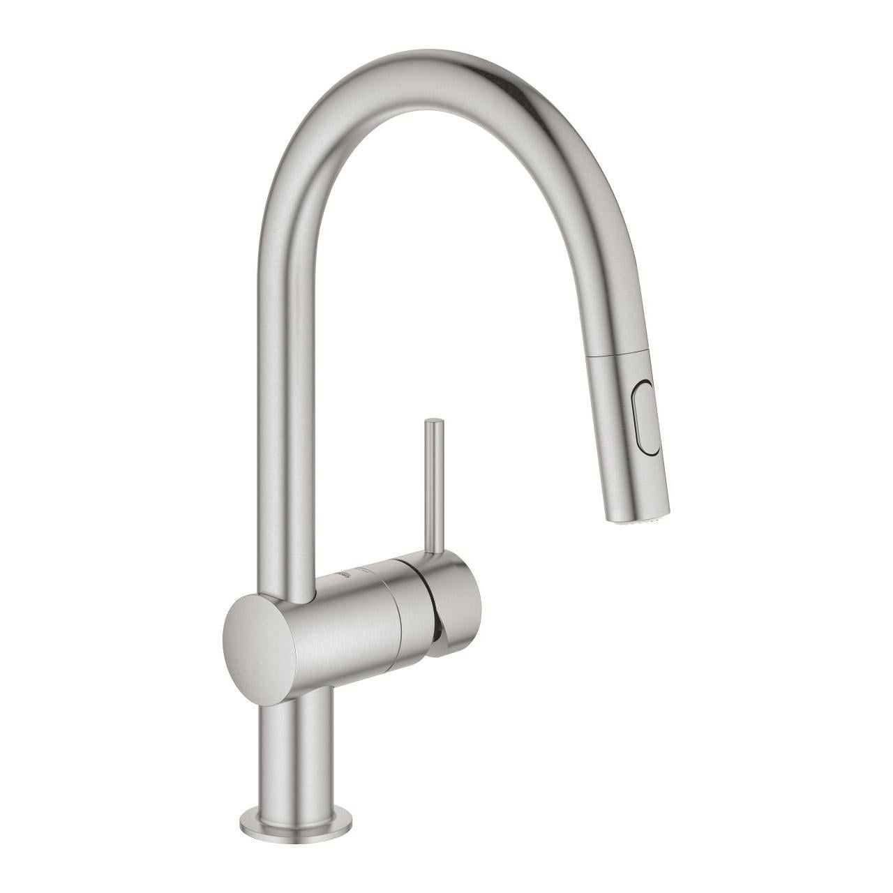 Смеситель кухонный Grohe Minta Дамасская сталь (32321DC2)