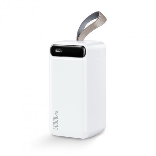 Повербанк Power Bank Wekome WP-283 50000 mAh 2USB/Type-C 2.1A Білий