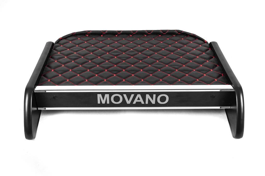 Полка на панель с нитью Digital Designs для Opel Movano 2010-2021 дерево Черный/Красный Полка на панель с нитью Digital Designs для Opel Movano 2010-2021 дерево Черный/Красный
