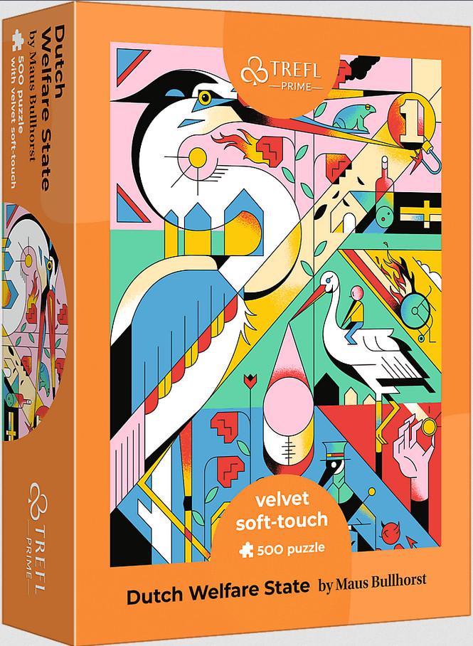 Пазл Trefl мягкий бархат: Нидерландское благополучие 500 эл.