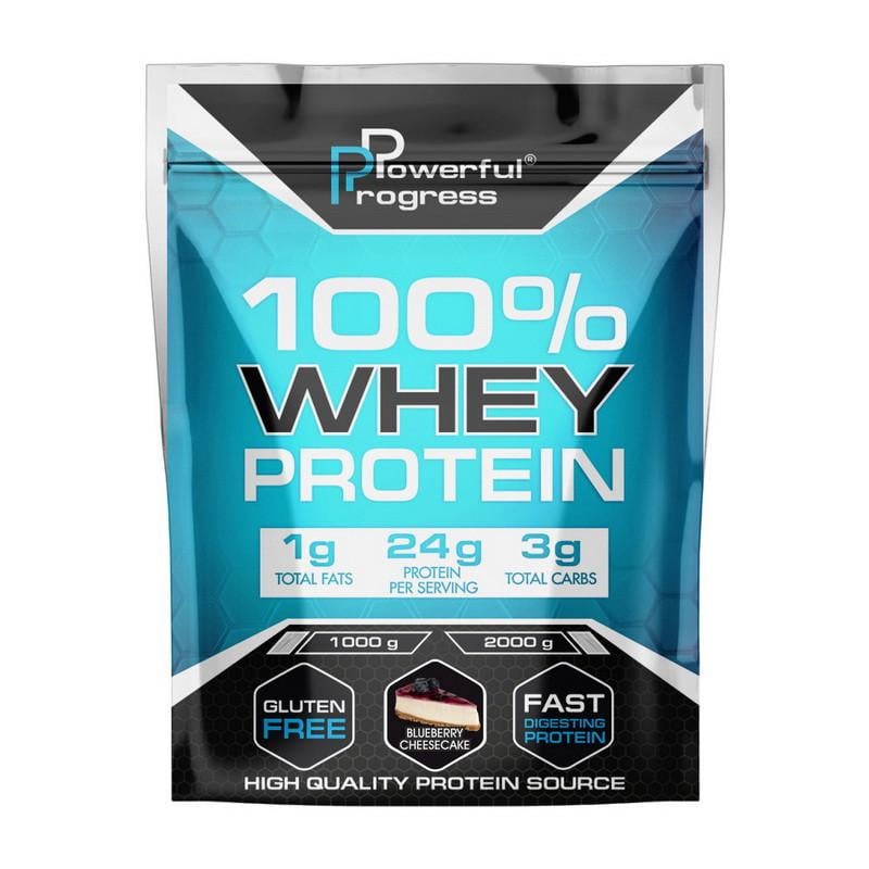 Сироватковий концентрат Powerful Progress Whey Protein 2 кг Банан (10583-01)