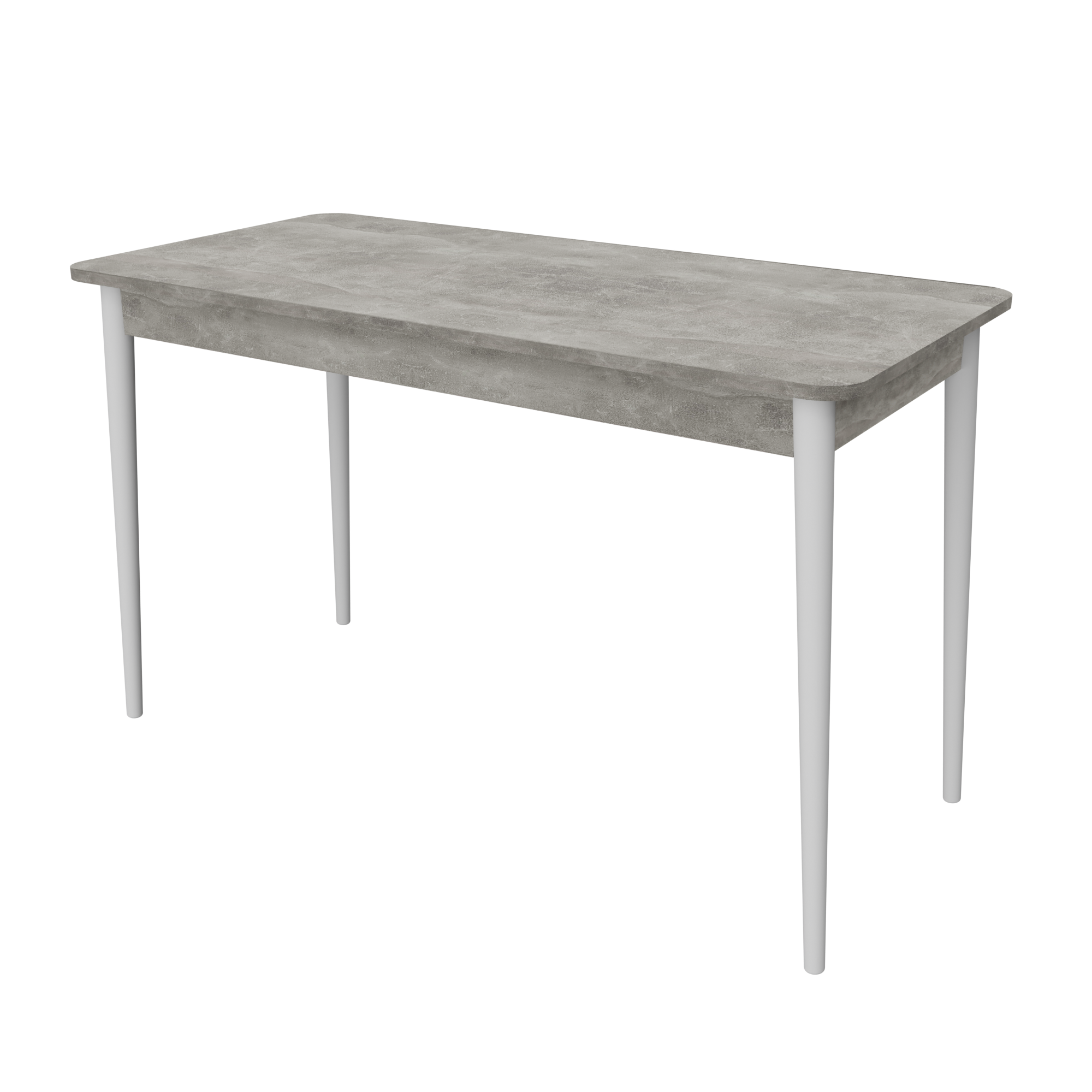 Стіл Неман МОНО 1180х580 Бетон/Білий