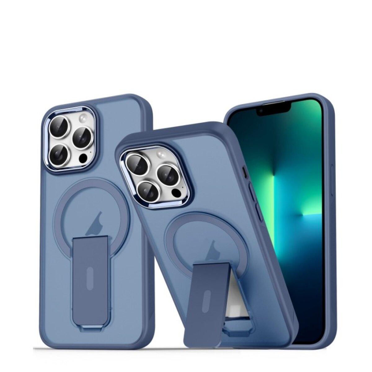 Противоударный чехол с подставкой Cosmic Magnetic Stand for Apple iPhone 13 Pro Blue