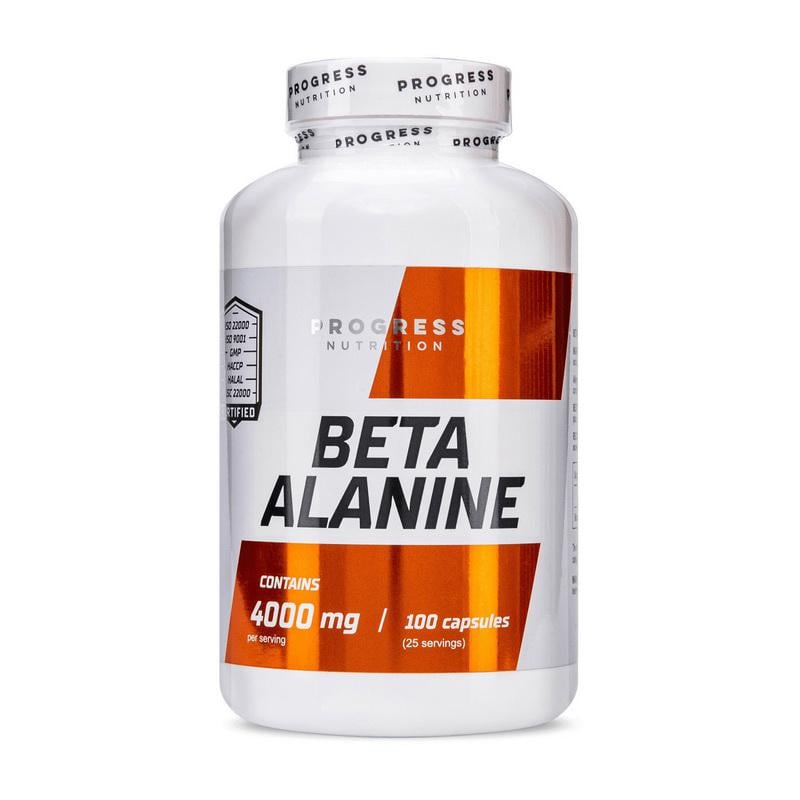 Бета-аланин Progress Nutrition Beta Alanine 4000 mg 100 капс.