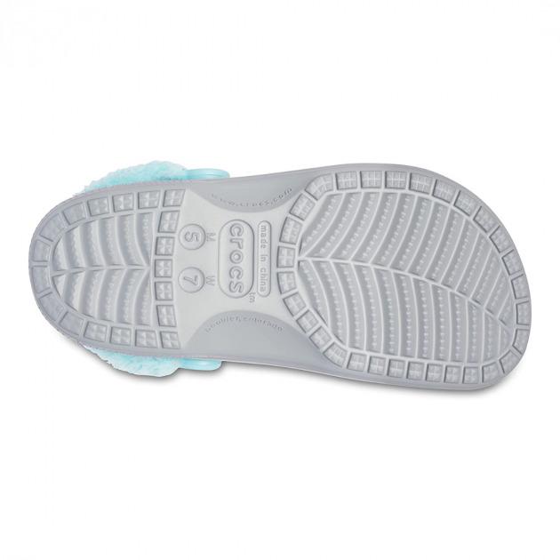 Сабо Crocs Baya Lined Fuzz-Strap Clog M4 р. 36/23 см Grey Ice Blue (20566525) - фото 6