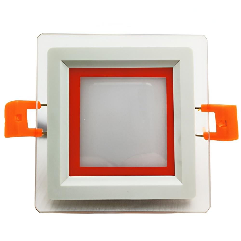 Панель LED Lemanso Сияние 9W 720Lm 4500K с красной подсветкой (LM1039)