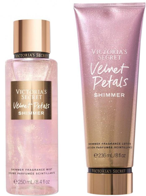 Парфумерний набір для тіла Victoria's Secret Velvet Petals Shimmer (18074369)