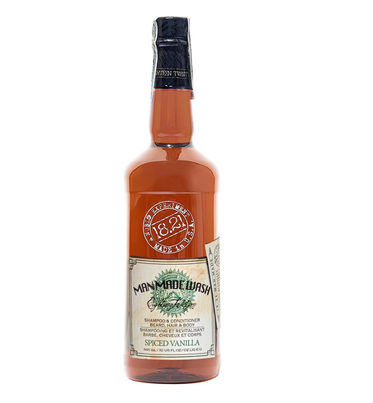 Шампунь/кондиціонер для бороди/волосся/тіла 18.21 MAN MADE Spiced Vanilla 946 мл (2008445167)