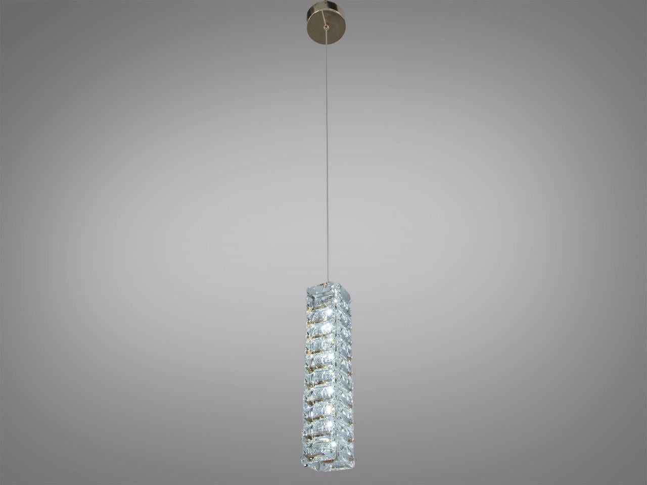 Подвесной светильник LED хрусталь Золотой 10 Вт для гостиной 7896/1S-gold (2950852193)