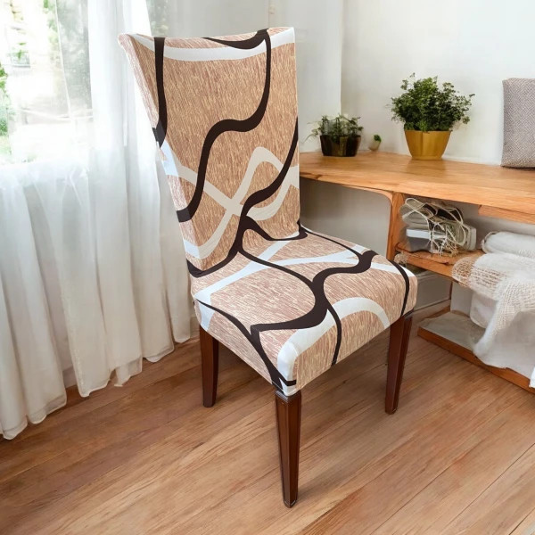 Чохол на стілець універсальний трикотажний Love You (8-6-5130814)