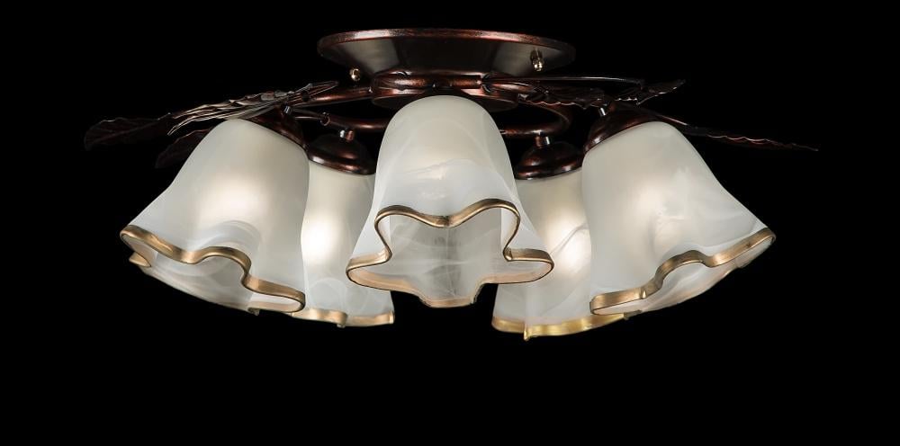 Люстра с плафонами Ray L76012/5 Бронзовый (IR006023)