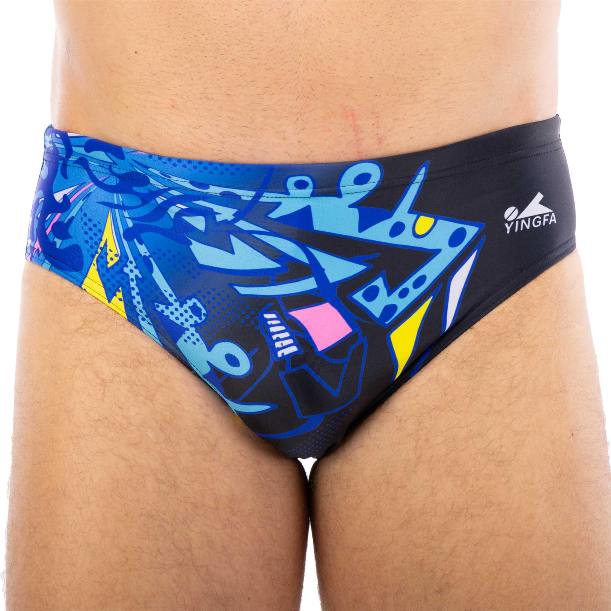 Плавки мужские классические для плавания YINGFA 9647 L Сине-черный (9647_Сине-черный_L_(160-165с) - фото 2 Плавки мужские классические для плавания YINGFA 9647 L Сине-черный (9647_Сине-черный_L_(160-165с) - фото 2