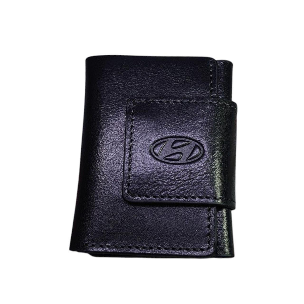 Портмоне Mini с логотипом авто Hyundai глянцевая кожа 100х75х15 мм (1709370208) Портмоне Mini с логотипом авто Hyundai глянцевая кожа 100х75х15 мм (1709370208)