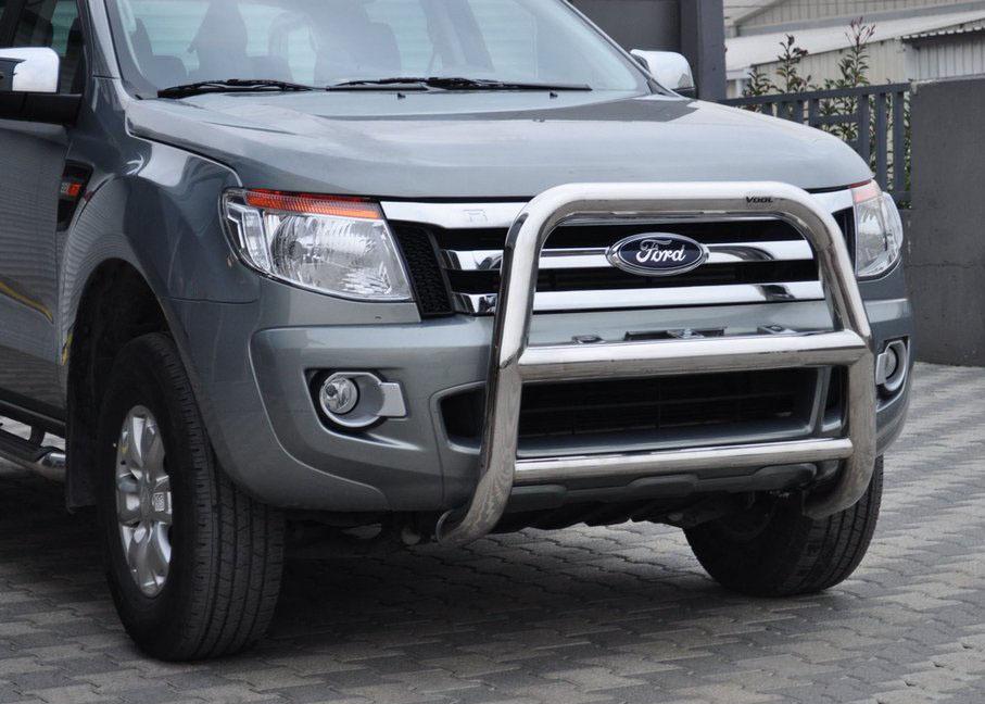 Передняя защита WT018 CAN для Ford Ranger 2011-2022 гг. нержавеющая сталь Хром