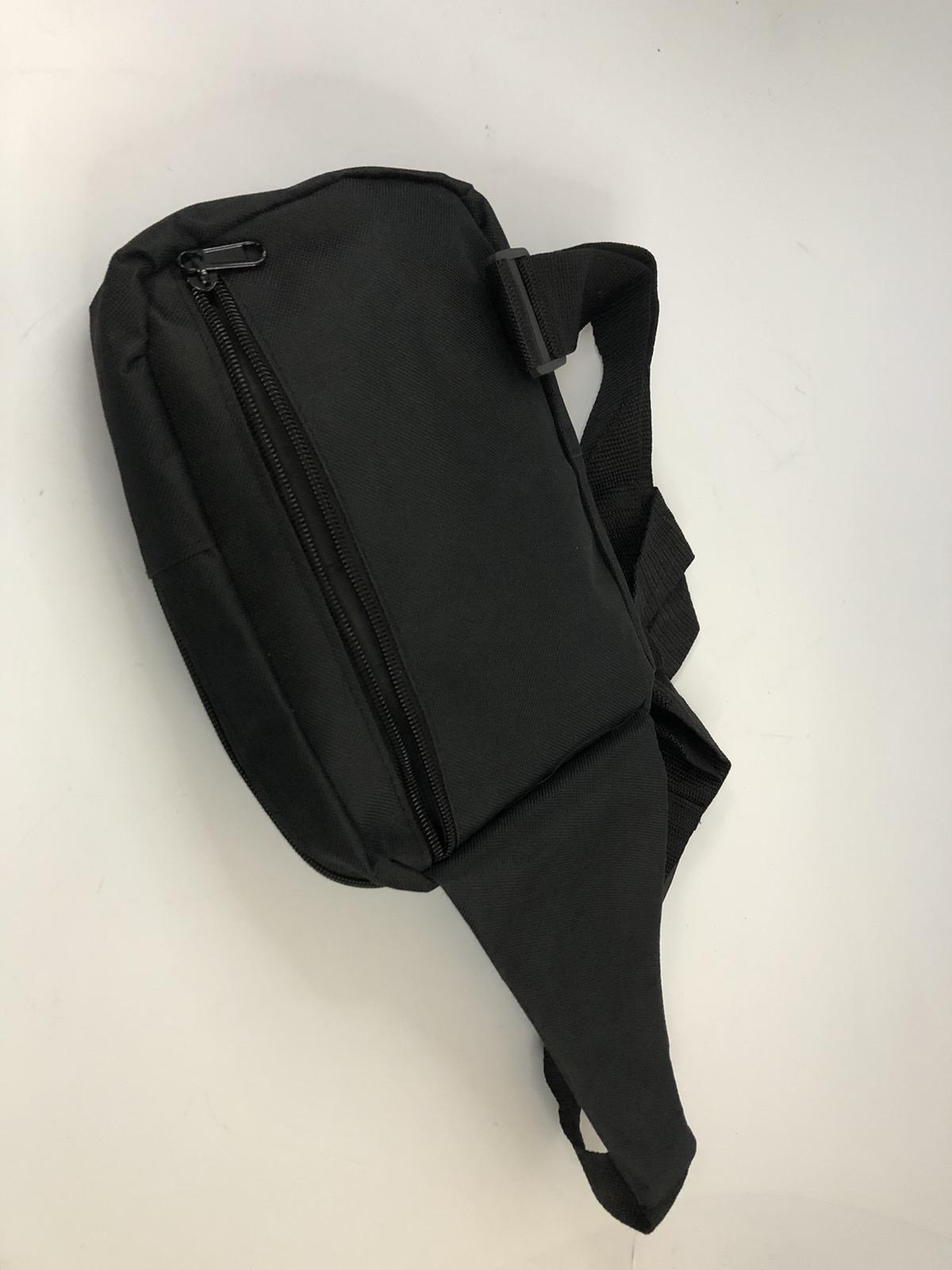 Сумка мужская на плечо с кобурой Cordura с водонепроницаемой мембраной 6 карманов 24х17х5 см Черный (CD12988) - фото 4