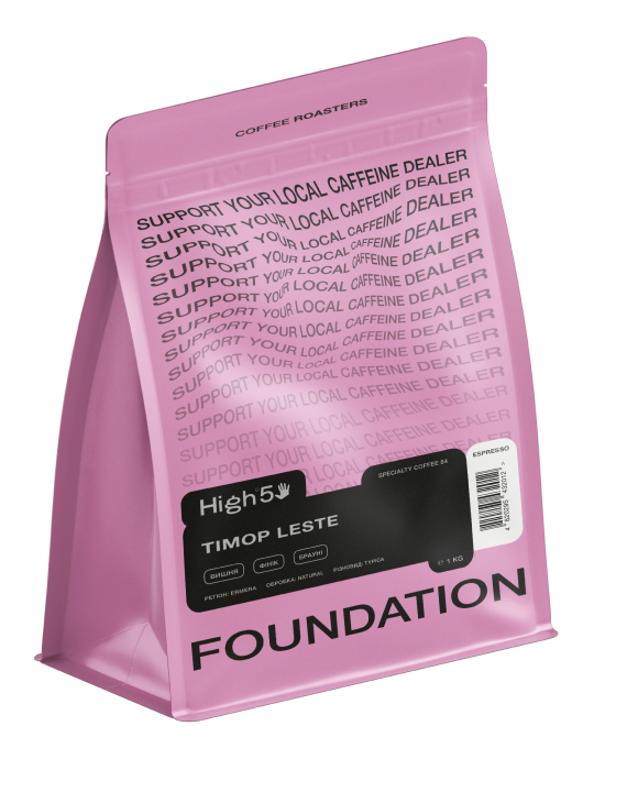 Кофе в зернах Foundation Coffee Roasters High5 Тимор Leste 1 кг